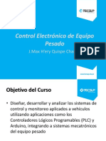 Control Electrónico de Equipo Pesado: J.Max H'ery Quispe Chambi