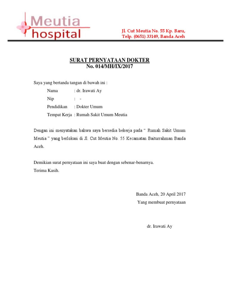 Surat Pernyataan Bapeten1