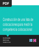 Construcción Lista Colocaciones