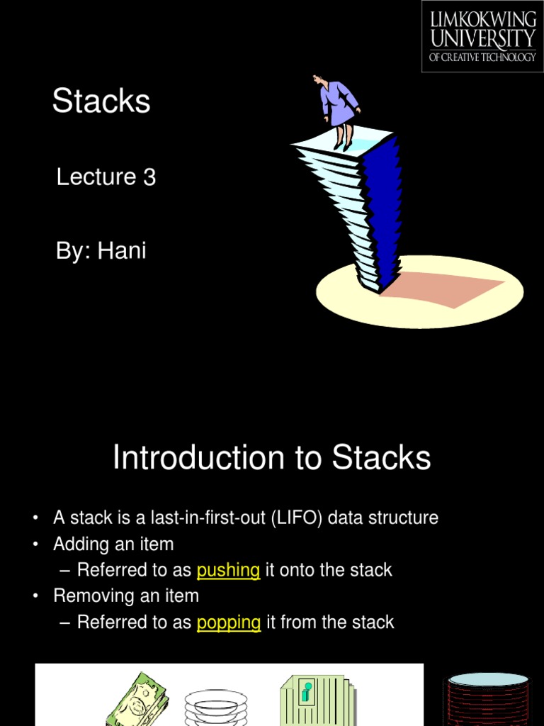 Lecture 3 Data Structure Stack | PDF | Array Data Structure | C++