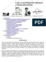 23-Regulación de La Expresión Génica en Procariontes