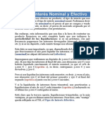 Tipos de Interés Nominal, Efectivo y Anual Equivalente