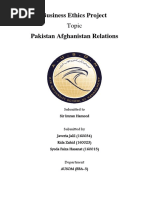 Pakistan Afghanistan Relations