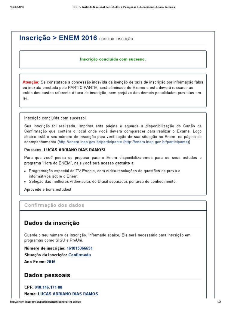 Instituto Nacional De Estudos E Pesquisas Educacionais Anísio Teixeira Tipo