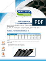 Ductos para Telecomunicaciones