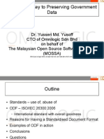 The Need For Open Document Format by DR Yusri