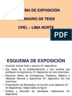 Esquema de Exposicion Seminario Tesis