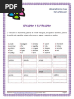 Hipónimos e Hiperónimos - exercícios.pdf