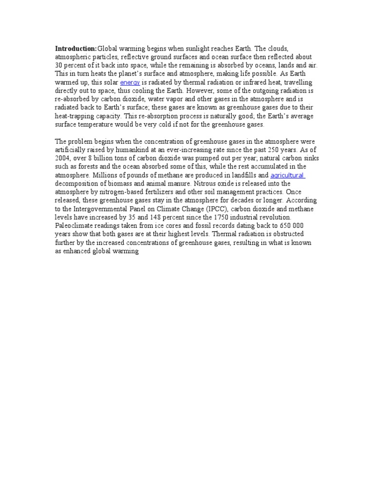 Understanding Enhanced Global Warming | PDF | Greenhouse Effect ...