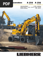 Liebherr R9600 Excavator Manual | PDF | Diesel Engine | Horsepower