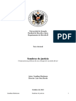 Sombras de Justicia. Consecuencias Políticas de Una Concepción Naciente Del Ser - Jonathan Martineau (Tesis Doctoral)