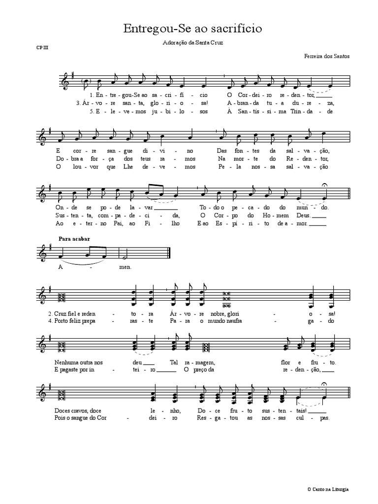 Entregou-Se ao Sacrifício | PDF | Religião e crença
