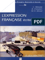 Abbadie C., Chevelon B., Marsel M.-expression Française Écrite Et Orale-Presse Universitaire de Grenoble (2002)