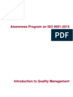 ISO 9001 Awareness Program