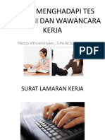 Materi Sukses Tes Psiko Dan Wawancara