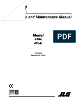Service and Maintenance Manual for JLG 450A Lift