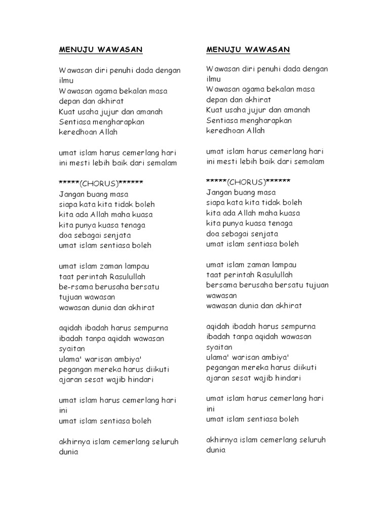 Menuju Wawasan Pdf