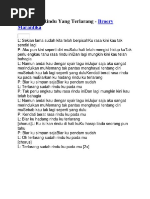 Lirik Lagu Rindu Yang Terlarang Seorang pun tahu f#m c#m biar ku simpan saja f#m c#m biar ku pendam sudah. lirik lagu rindu yang terlarang