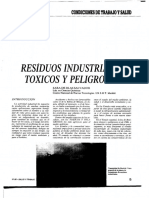 Residuos Toxicos Peligrosos