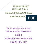 Buku Nomor Surat Keputusan