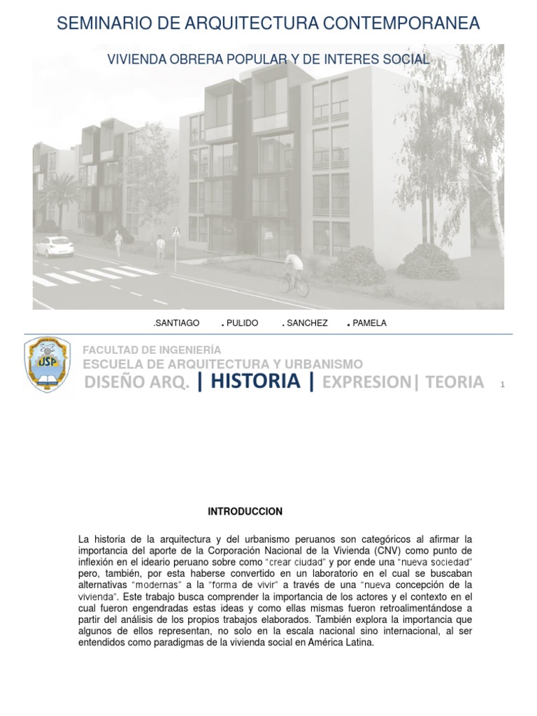 Vivienda Colectiva | PDF | Lima | Perú