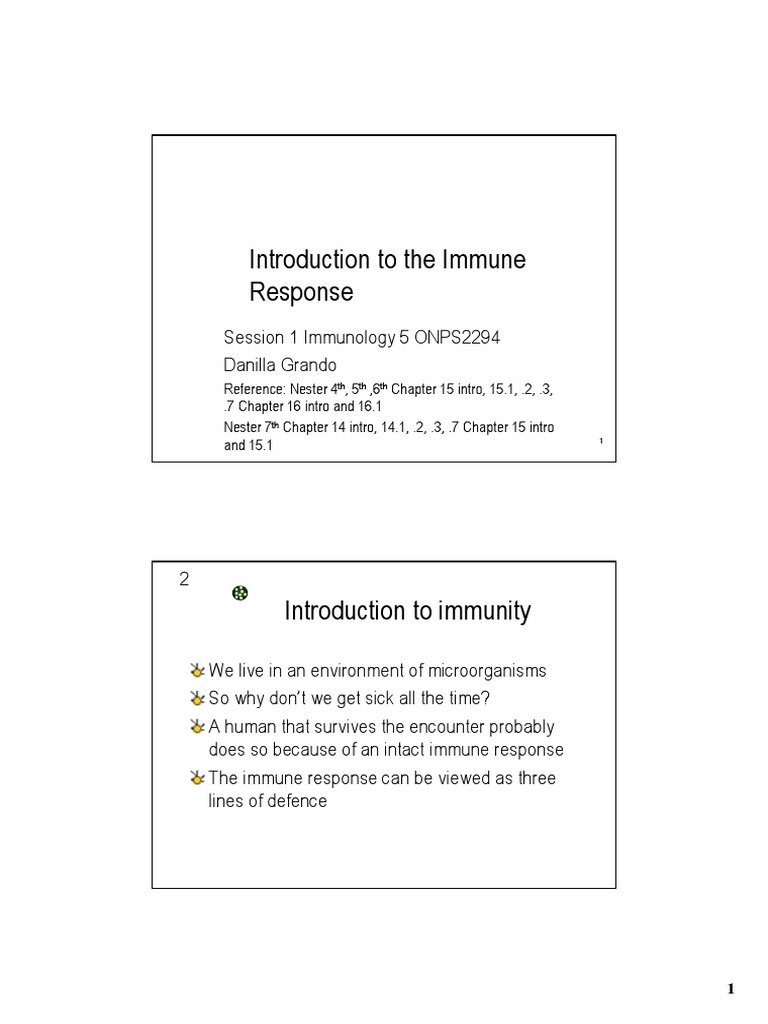 Overview of the Immune Response | PDF | Phagocyte | Granulocyte