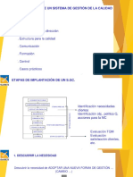 Presentación de La Implementacion de Un Sistema de Gestión de Calidad