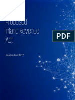 Proposed Inland Revenue Act: September 2017