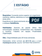 Estagio - P&D - Desenho Empresa Datapool