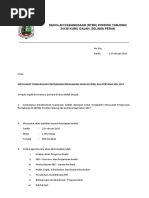 Surat Panggilan Mesyuarat PBS 1