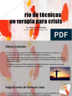 Glosario de Técnicas de Terapia para Crisis