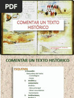 Cómo Comentar Un Texto Histórico