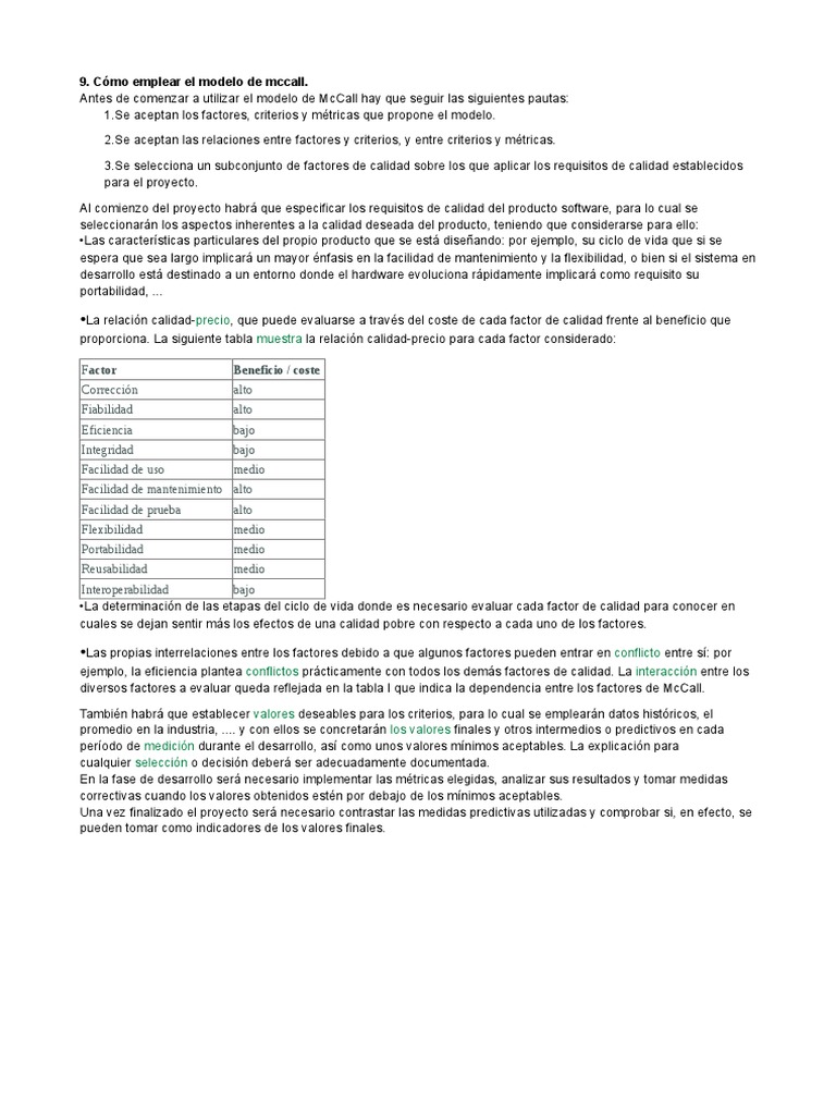 Como Hacer Un Modelo McCall | PDF | Software | Informática