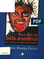 Román Calvo-Norma-Para Leer Un Texto Dramatico-Ocr