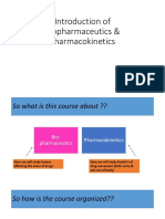 1.1introduction of Biopharmaceutics Pharmacokinetics