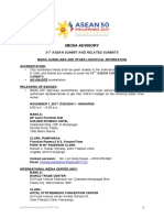31st ASEAN SUMMIT & Related Summits Media Guidelines & Logistical Information