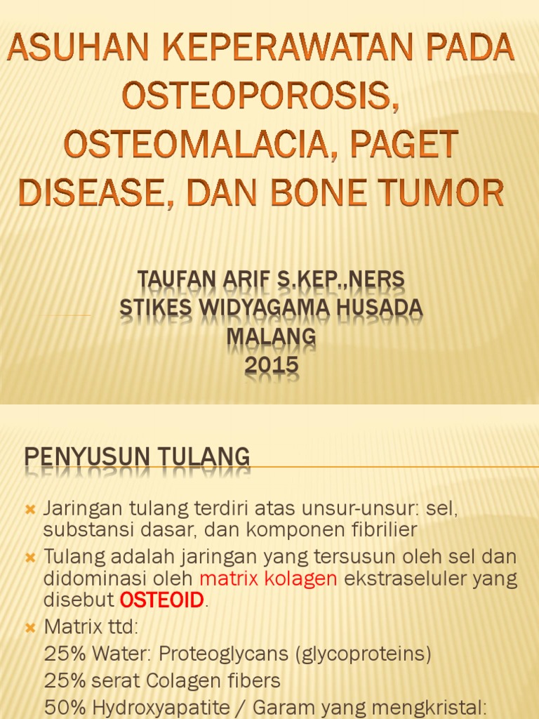 Osteoporosis, Osteomalacia, Paget Disease, Bone Tumor PDF