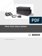 Plena Voice Alarm System: Installation and Operation Manual
