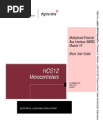 Microcontrollers: Multiplexed External Bus Interface (MEBI)