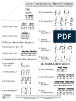 Basic Rock Drum Patterns Guide | PDF | Music Theory | Drumming