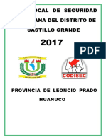 Plan Local Codisec Castillo Grande 2017