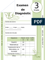 3er Grado - Examen de Diagnóstico (2017-2018)