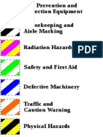 OSHA Barricade Tapes Colours