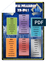 Jadwal Pelajaran