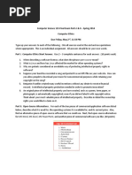 Csc 125 Final Part i & II