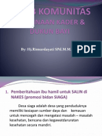 1.pembinaan Kader & Dukun Bayi