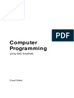 Computer Programming: Using GNU Smalltalk