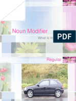Noun Modifier: What Is Modify?