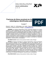 Fracturas Do Fémur Proximal em Duas Colecções Osteológicas Identificadas Portuguesas PDF