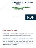 Prospeccion y Evaluacion de Yacimientos